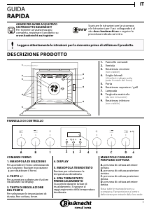 Manuale Bauknecht HVK3 KH8V IN Forno