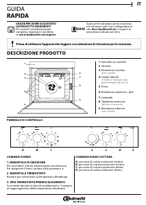 Manuale Bauknecht HVK3 NN8F IN Forno