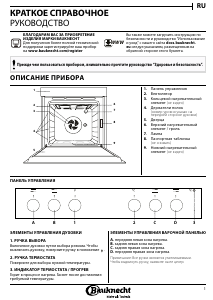 Руководство Bauknecht HVK5 NN8V PT духовой шкаф