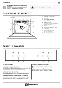 Manuale Bauknecht HVP2 NN5F IN Forno