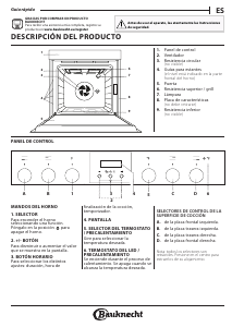 Manual de uso Bauknecht HVR2 KH5V2 IN Horno