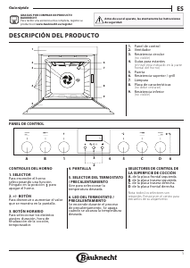 Manual de uso Bauknecht HVR2 KH8V3 PT Horno