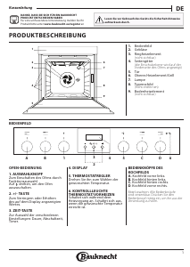 Bedienungsanleitung Bauknecht HVR2 KH8V3 PT Backofen