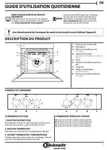 Mode d’emploi Bauknecht HVR2 NN5F IN Four