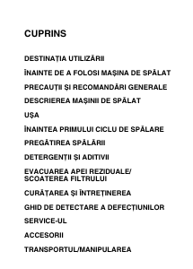 Manual Bauknecht Excellence 1470 Mașină de spălat