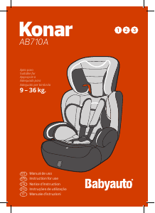 Manual Babyauto AB710A Konar Cadeira auto