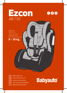 Manuale Babyauto AB730 Ezcon Seggiolino per auto