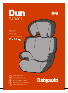 Manual de uso Babyauto BAB001 Dun Asiento para bebé