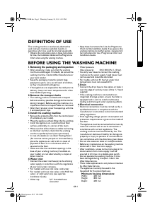 Handleiding Bauknecht Excellence 2460 Wasmachine
