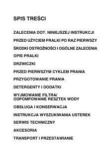 Instrukcja Bauknecht Excellence 2480 Pralka