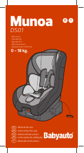 Manuale Babyauto DS01 Munoa Seggiolino per auto