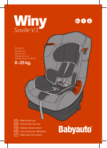Handleiding Babyauto Savile V3 Winy Autostoeltje