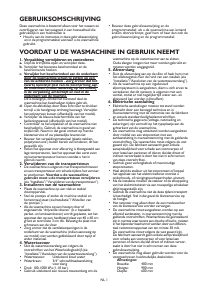 Handleiding Bauknecht Excellence ZEN Wasmachine