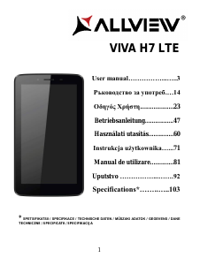 Manuál Allview Viva H7 LTE Tablet