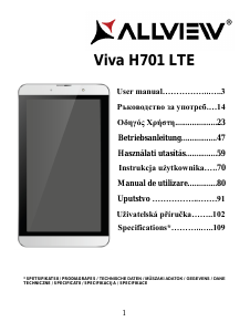 Manual Allview Viva H701 LTE Tabletă