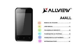 Наръчник Allview A4 All Мобилен телефон