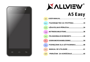 Handleiding Allview A5 Easy Mobiele telefoon