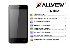 Handleiding Allview C6 Duo Mobiele telefoon