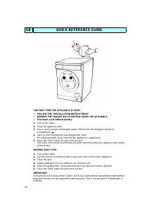 Manual Bauknecht WA 2040 Washing Machine
