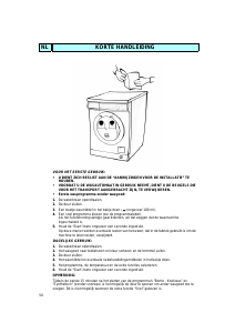 Handleiding Bauknecht WA 2381 - F Wasmachine