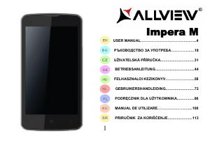 Наръчник Allview Impera M Мобилен телефон