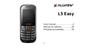 Manuál Allview L5 Easy Mobilní telefon