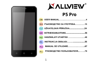 Manual de uso Allview P5 Pro Teléfono móvil