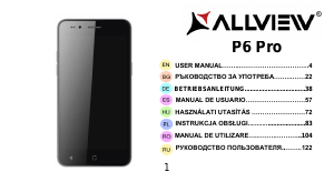 Handleiding Allview P6 Pro Mobiele telefoon