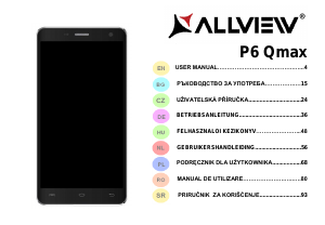 Instrukcja Allview P6 Qmax Telefon komórkowy