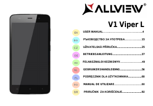 Наръчник Allview V1 Viper L Мобилен телефон