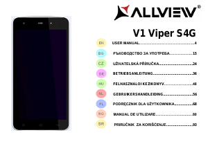 Наръчник Allview V1 Viper S4G Мобилен телефон