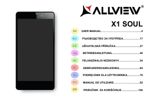 Handleiding Allview X1 Soul Mobiele telefoon