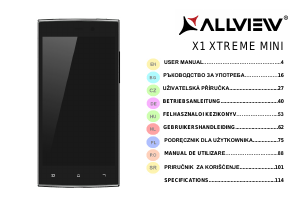 Instrukcja Allview X1 Xtreme Mini Telefon komórkowy