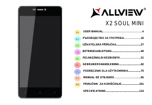 Instrukcja Allview X2 Soul Mini Telefon komórkowy