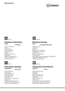 Bruksanvisning Indesit FIM 53 K.A (WH) S Ugn