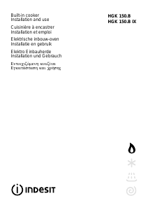 Manual Indesit HGK 150.B IX Oven