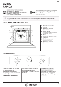 Manuale Indesit IFVR 800 H AN Forno