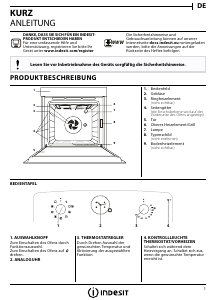 Bedienungsanleitung Indesit IFVR 800 H AN Backofen