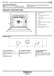 Manual Indesit IFVR 801 H AN Oven