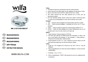 Manual Wilfa KW-2 Kitchen Scale