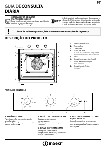 Manual Indesit IFW 3534 H IX Forno