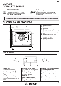 Manual de uso Indesit IFW 3544 JH IX Horno