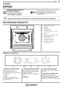 Manuale Indesit IFW 3841 C IX Forno