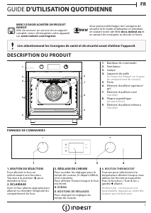 Mode d’emploi Indesit IFW 3841 JH IX Four