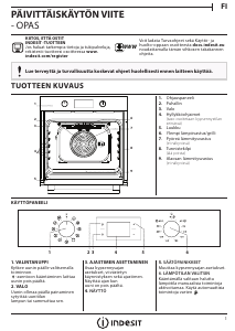 Käyttöohje Indesit IFW 3844 H IX Uuni