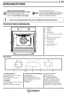 Bedienungsanleitung Indesit IFW 3844 H IX Backofen