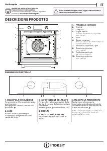 Manuale Indesit IFW 3844 JP IX Forno