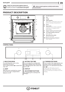 Manual Indesit IFW 3844 JP IX Oven