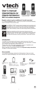 Manual Vtech CS6419-15 Wireless Phone