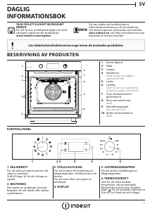 Bruksanvisning Indesit IFW 3844 P IX Ugn